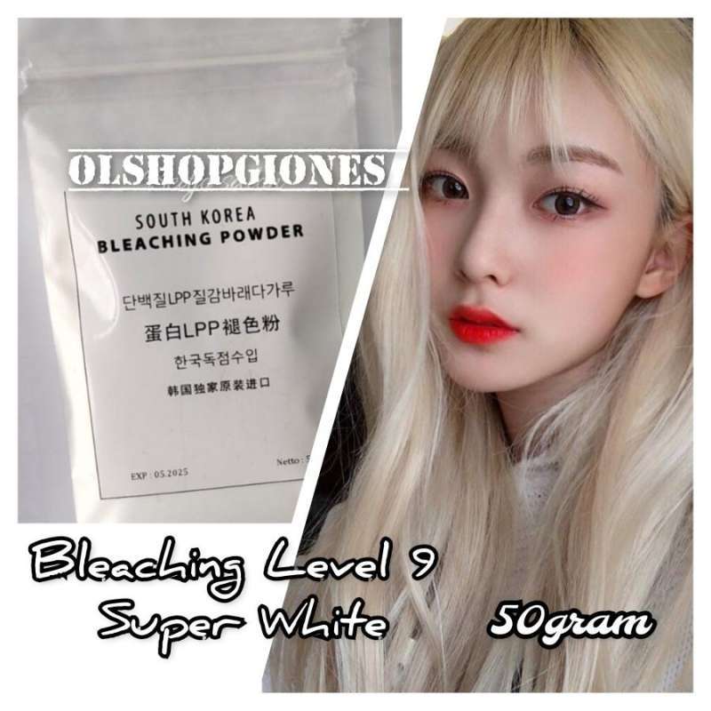 Jual BK KOREAN Bleach Powder 50gr + Developer 100ml bleaching rambut
