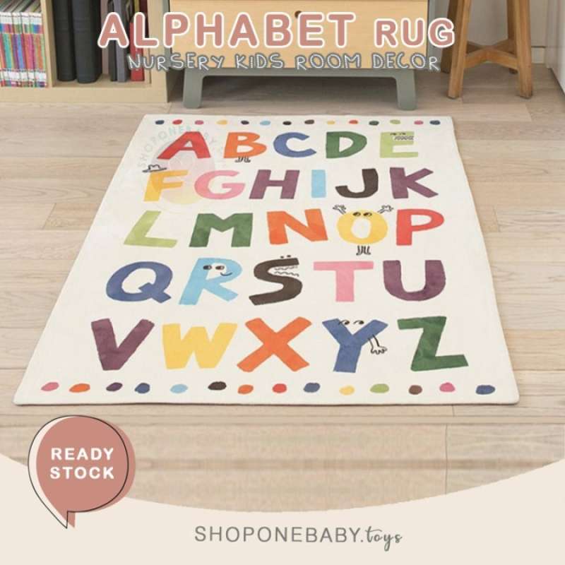 Jual Abc Alphabet Baby Kids Playmat Children Rug Pad Alas Main Edukasi