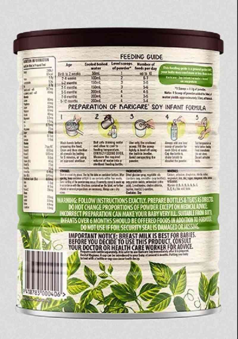 Jual Karicare Soy Milk Formula Birth To 12 Months Di Seller Ozwarehouse