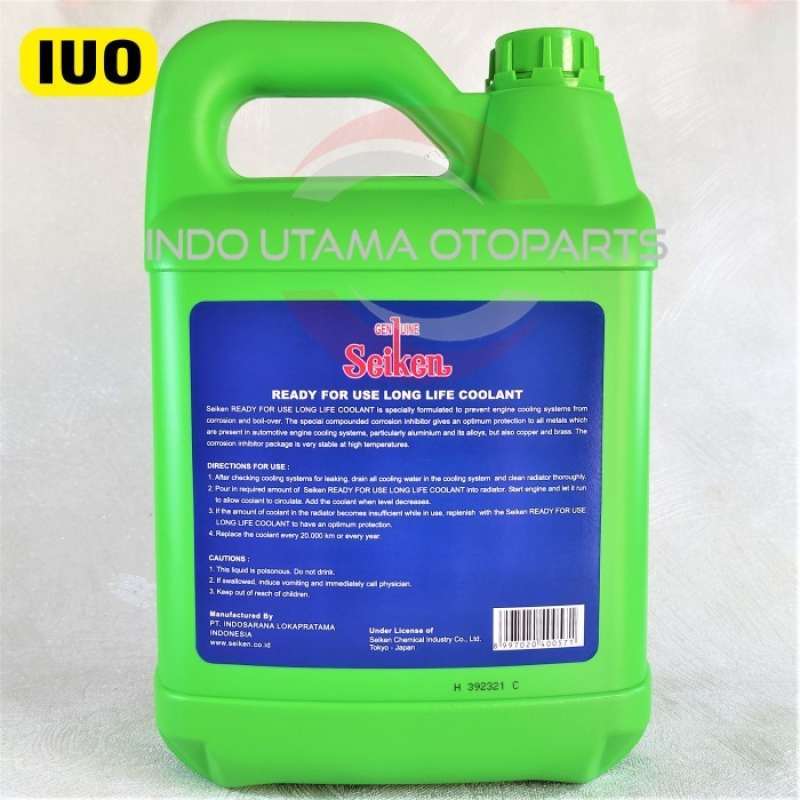 Jual Air Radiator Coolant 30% Seiken 4 Liter Warna Biru Di Seller Jdo ...