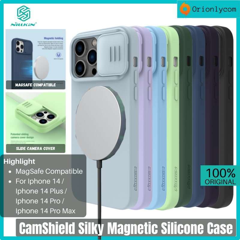 Jual Case iPhone 14 Pro Nillkin Camshield Silky MagSafe Slide Camera