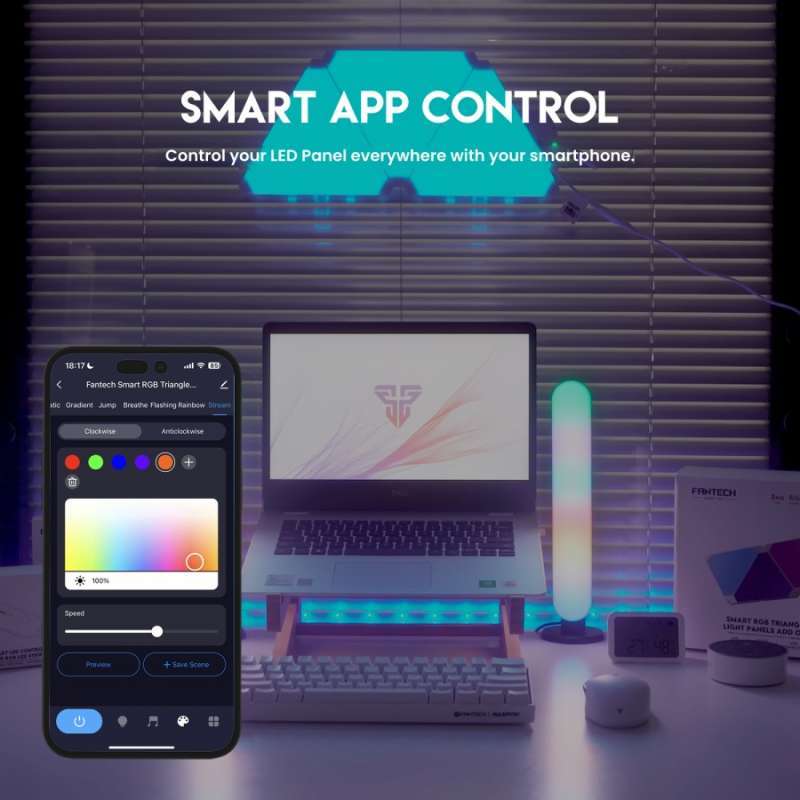 Smart Life Led Controller Jual Fantech Smart Life Lampu Flowing Led Strip 3 Meter Wifi Rgb + Led ...