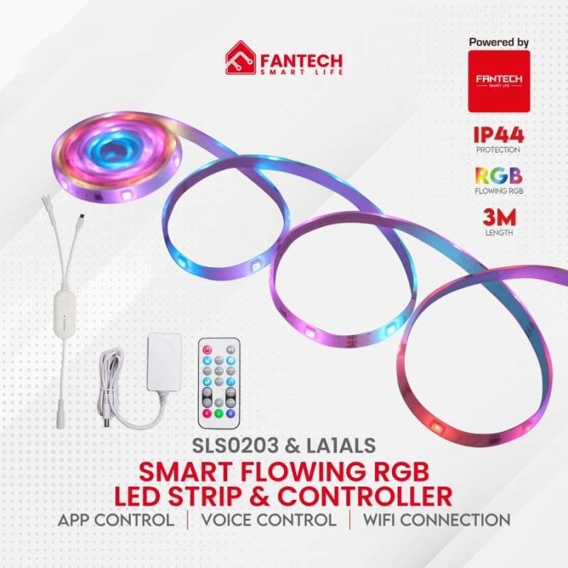 Smart Life Led Controller Jual Fantech Smart Life Lampu Flowing Led Strip 3 Meter Wifi Rgb + Led ...