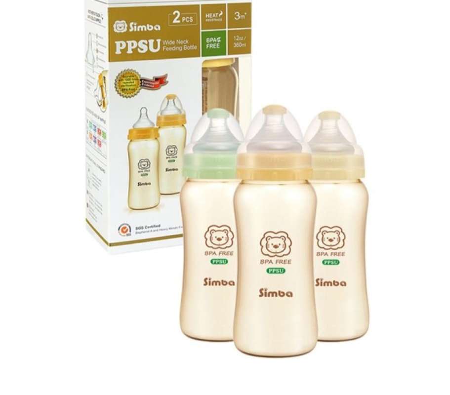 Promo Simba Ppsu Wide Neck Calabash 360Ml For 6 Month+ (Isi 2) Diskon