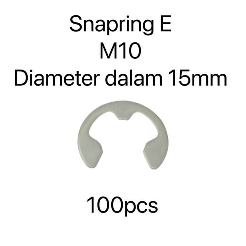 Jual SNAPRING E 10 RING PENGUNCI ISI 100PC HITAM E M10 AS350 di Seller ...
