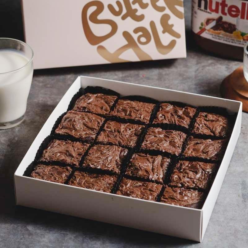Jual The Butter Half Nutella Choco Fudge Brownies di Seller The Butter