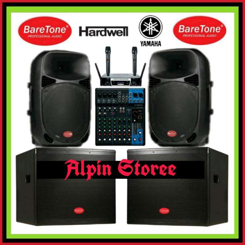 Promo Paket Sound Profesional Mixer Yamahasubwoofer Baretone 18 Inch