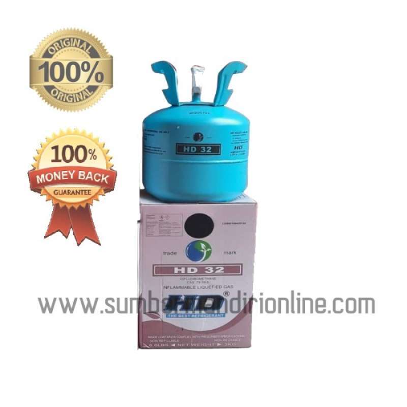 Promo FREON R32 3KG REFRIGERANT HD / FREON REFRIGERANT R32 3KG / FREON AC Diskon 21 di Seller