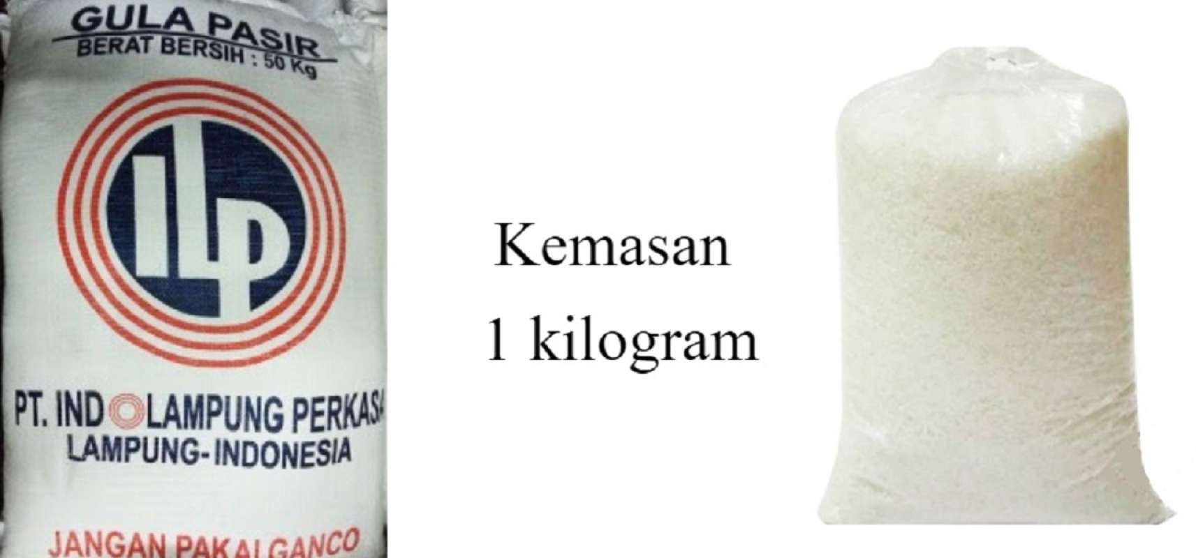 Jual Indo Lampung Perkasa Gula Pasir Putih Repack [1kg] Di Seller