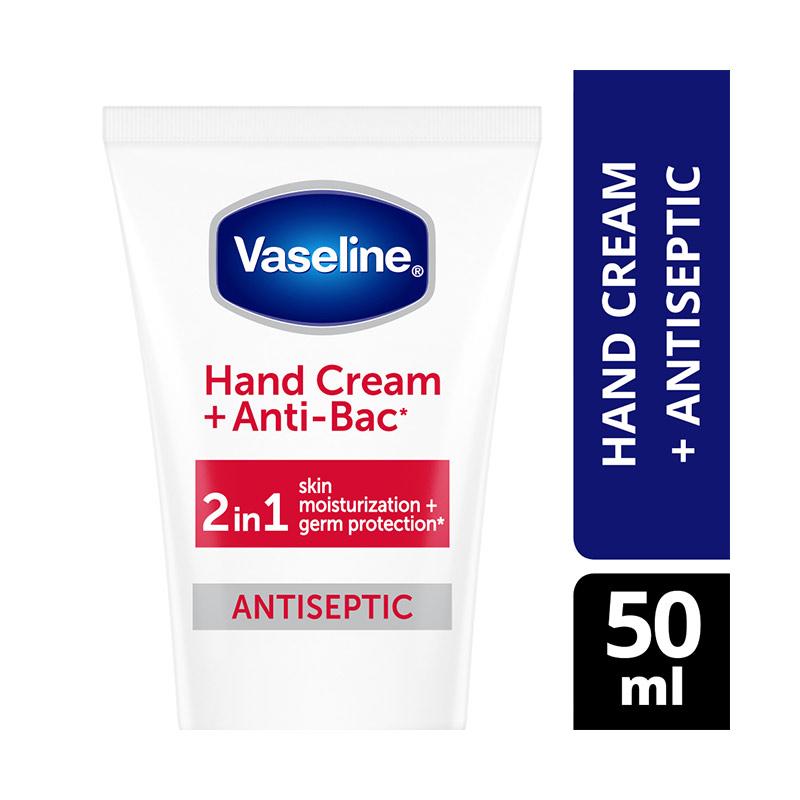 âˆš Vaseline Anti Bacterial Hand Cream [   50ml] Terbaru