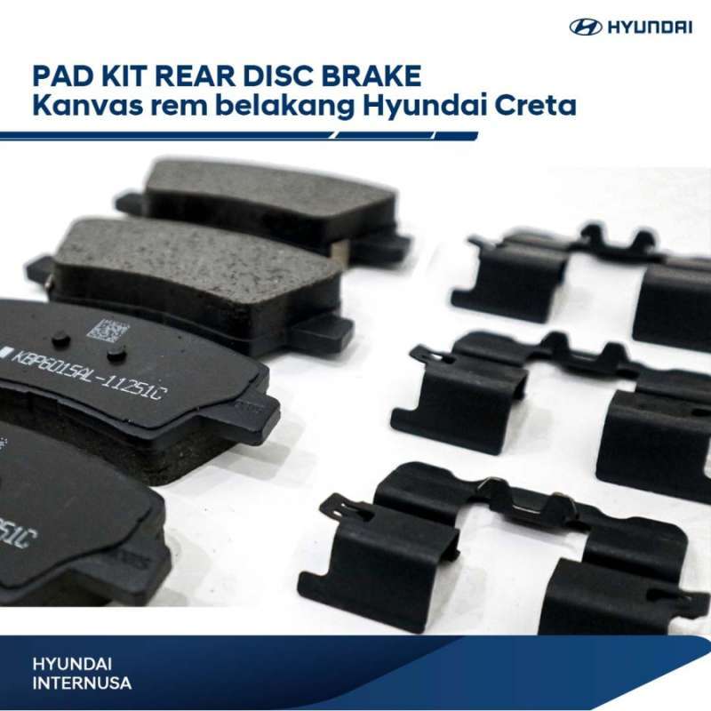 Jual Pad Kit Rear Disc Brake Kanvas Rem Belakang Hyundai Creta ...