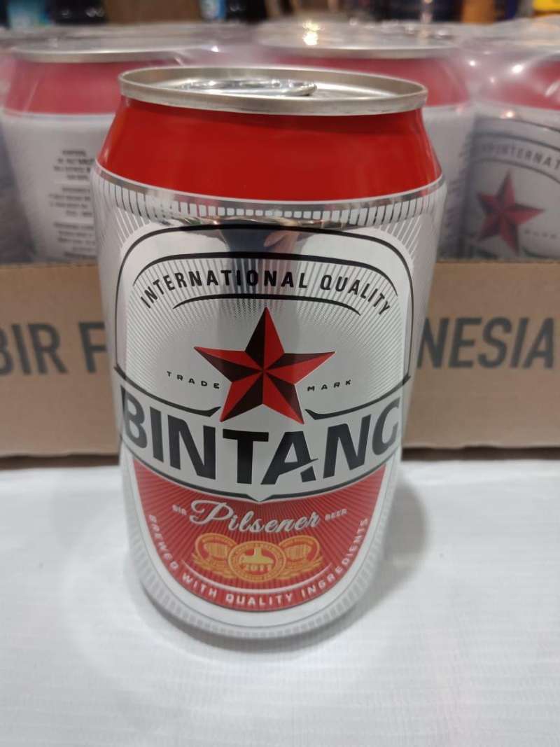 Promo Bintang Bir Kaleng [320 mL/ isi 24 kaleng] Diskon 17% di Seller