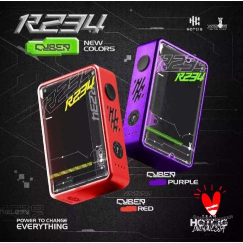 Jual Hotcig R234 Cyber Edition Box Mod by Hotcig x Vape Boss / R234 Mod ...