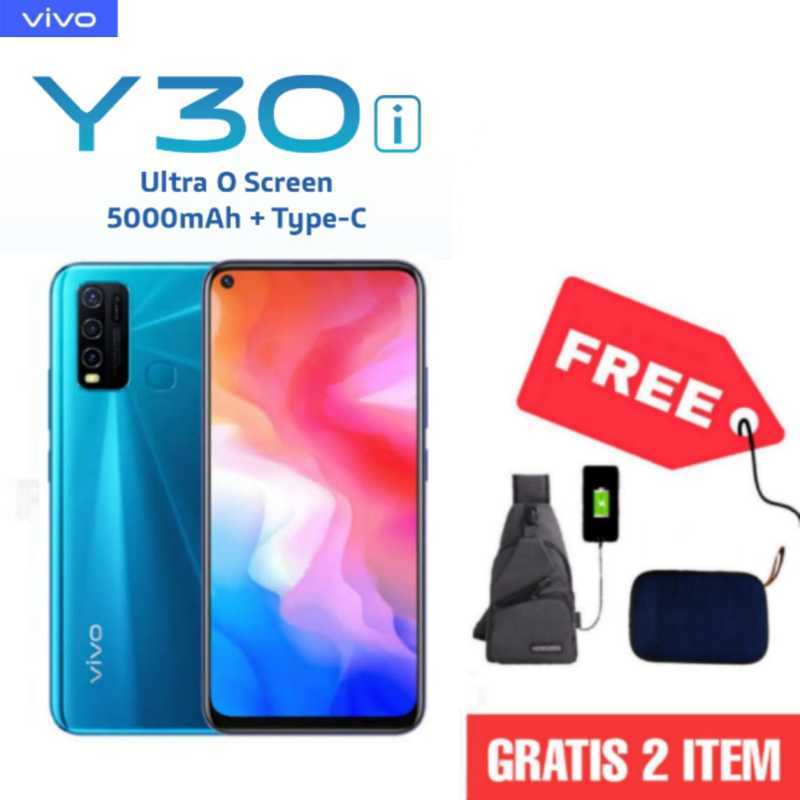 Jual VIVO Y30 i Smartphone [64GB/4GB] Free Speaker JBL Bag