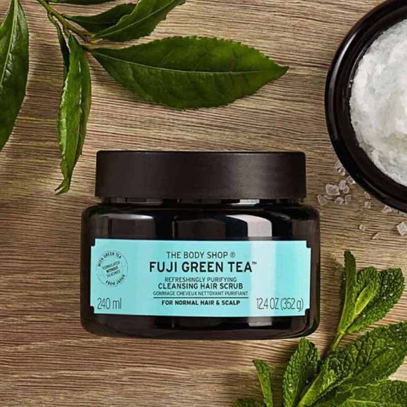 Jual The Body Shop Fuji Green Tea Hair Scrub [240ml] di Seller Victoire