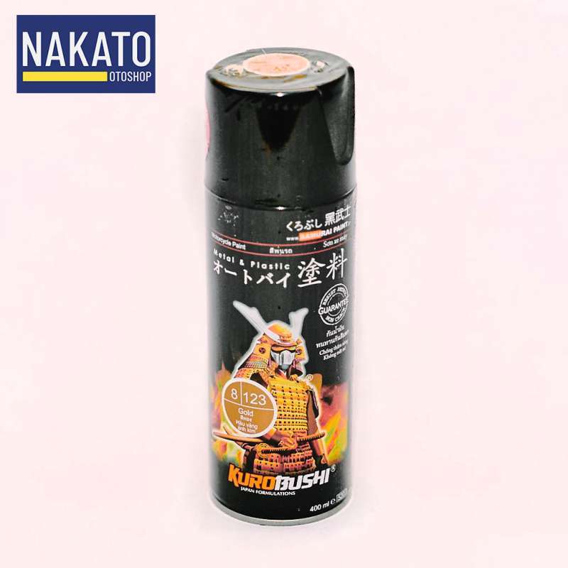Promo SAMURAI PAINT KUROBUSHI Cat Pilox Pylox Spray123 GOLD/KUNING EMAS Diskon 19 di Seller