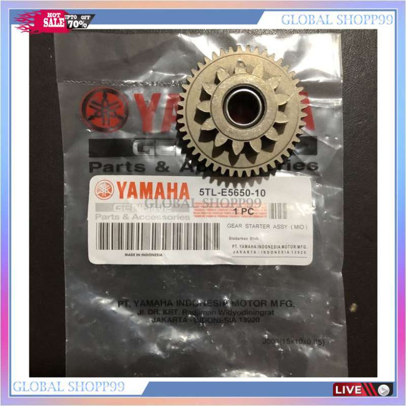 Promo Original Gear Stater Gigi Starter Kecil Yamaha Mio New Sporty Soul Diskon 19 di Seller