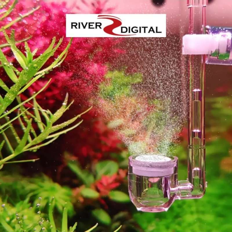 Promo Aquascape Co2 Diffuser Mini Acrylic For Nano Shrimp Tank Diskon ...