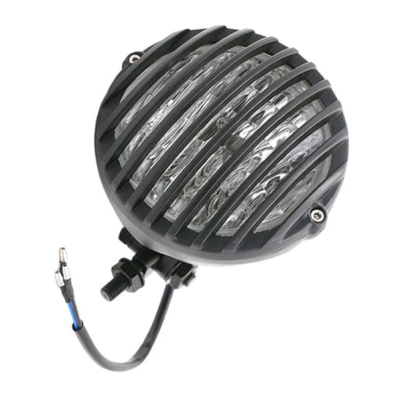 Promo 12V Grill Motorcycle Headlight Headlamp 4.5inch for Harley