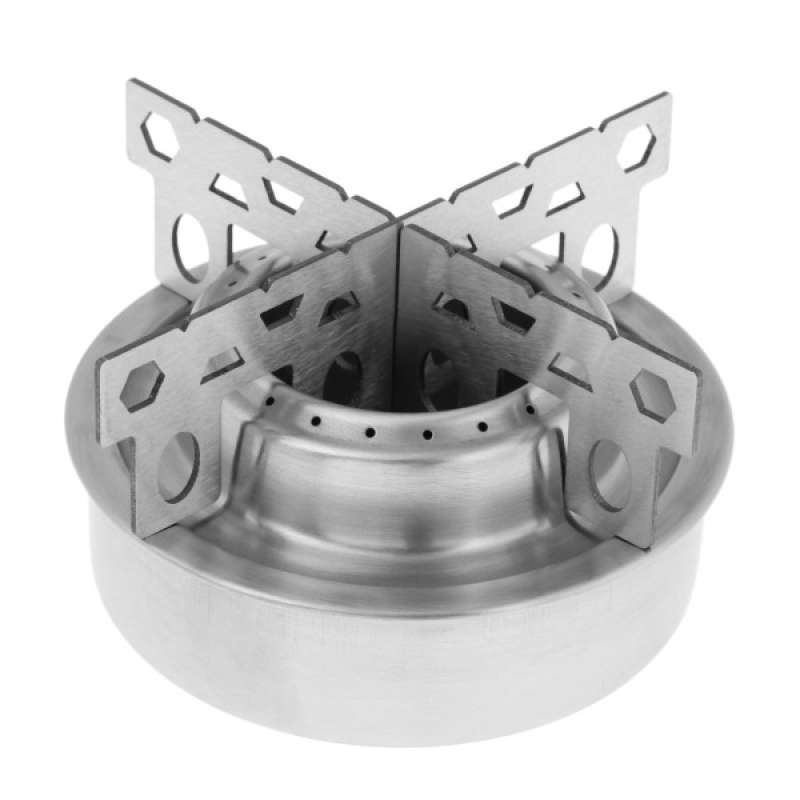 Promo OEM Stainless Steel Alcohol Stove & Rack Combo Set Mini Liquid