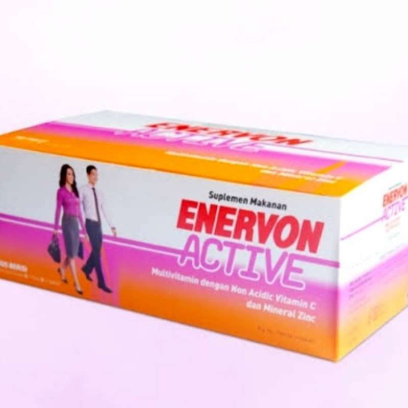 Jual Enervon C Active Box 100 Capsul Vitamin C 500mg Non Acidic Zinc