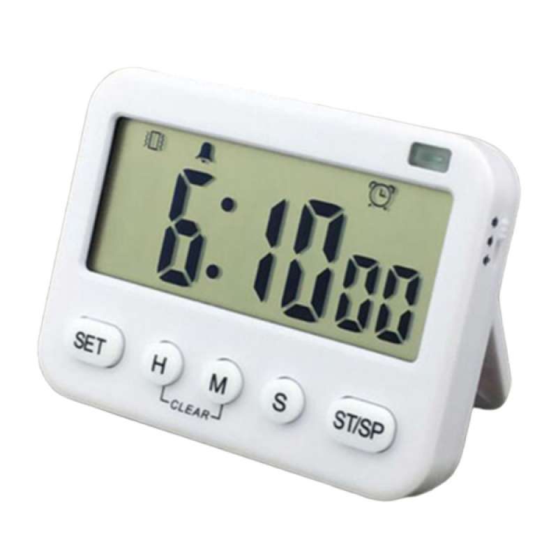 Promo LED Digital Alarm Clock Desk Table Timer Vibration Switch ...