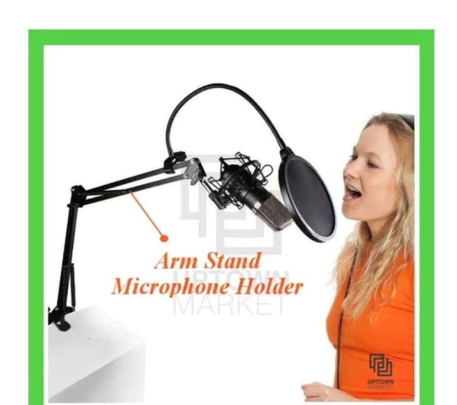Jual STAND PEGANGAN BREKET MIC MIK MIKE MICROPHONE HOLDER BM800 BM700