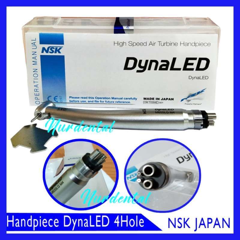 Promo HANDPIECE HAND PIECE DYNALED LED 2 4 HOLE NSK JAPAN HIGHSPEED