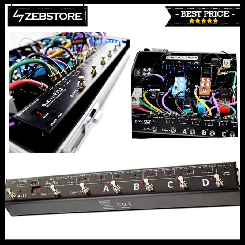 Jual Effect Pedal Fx Loops Switch Controller & Programmable Joyo Pxl8 8