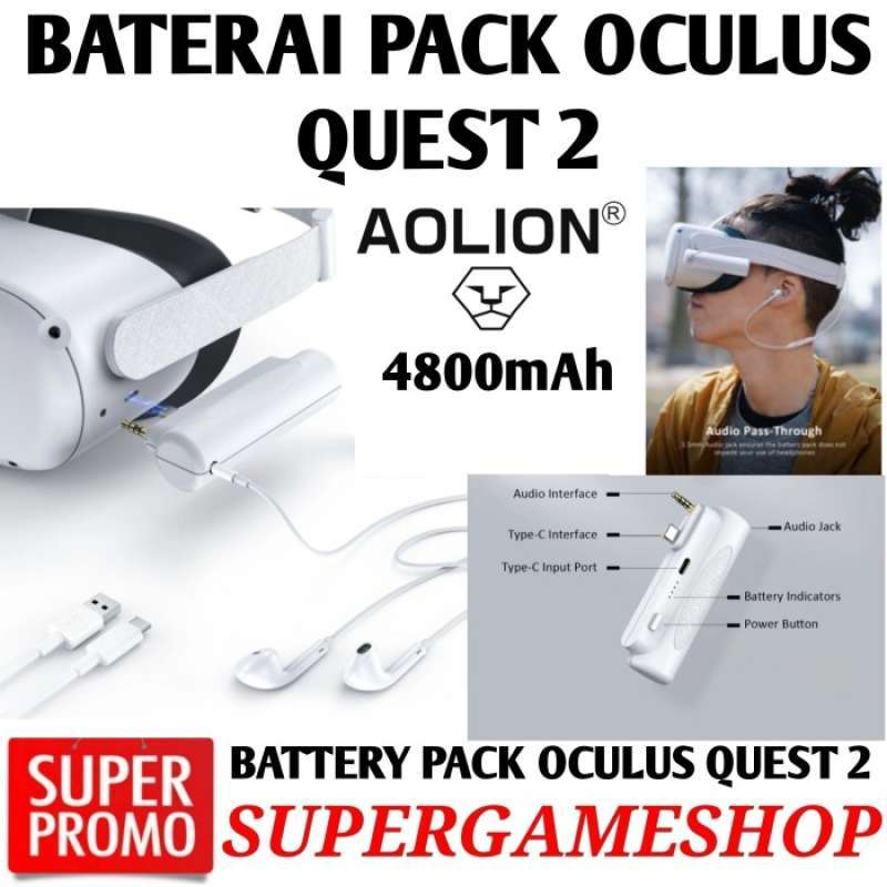 Promo Battery Pack for Oculus Quest 2 - Batterai Pack Oculus Quest 2 ...