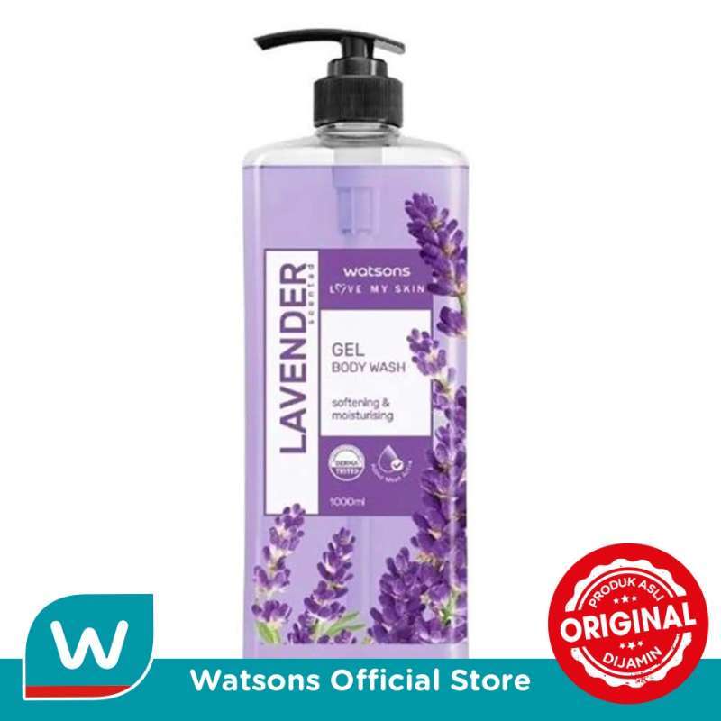 Promo Watsons Lavender Scented Gel Body Wash 1L Diskon 56 di Seller