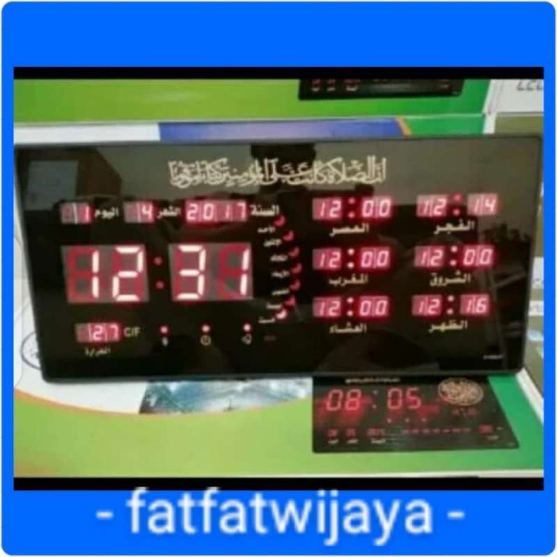 Promo Jam azan masjid waktu sholat 5 waktu adzan solat LED Digital XY
