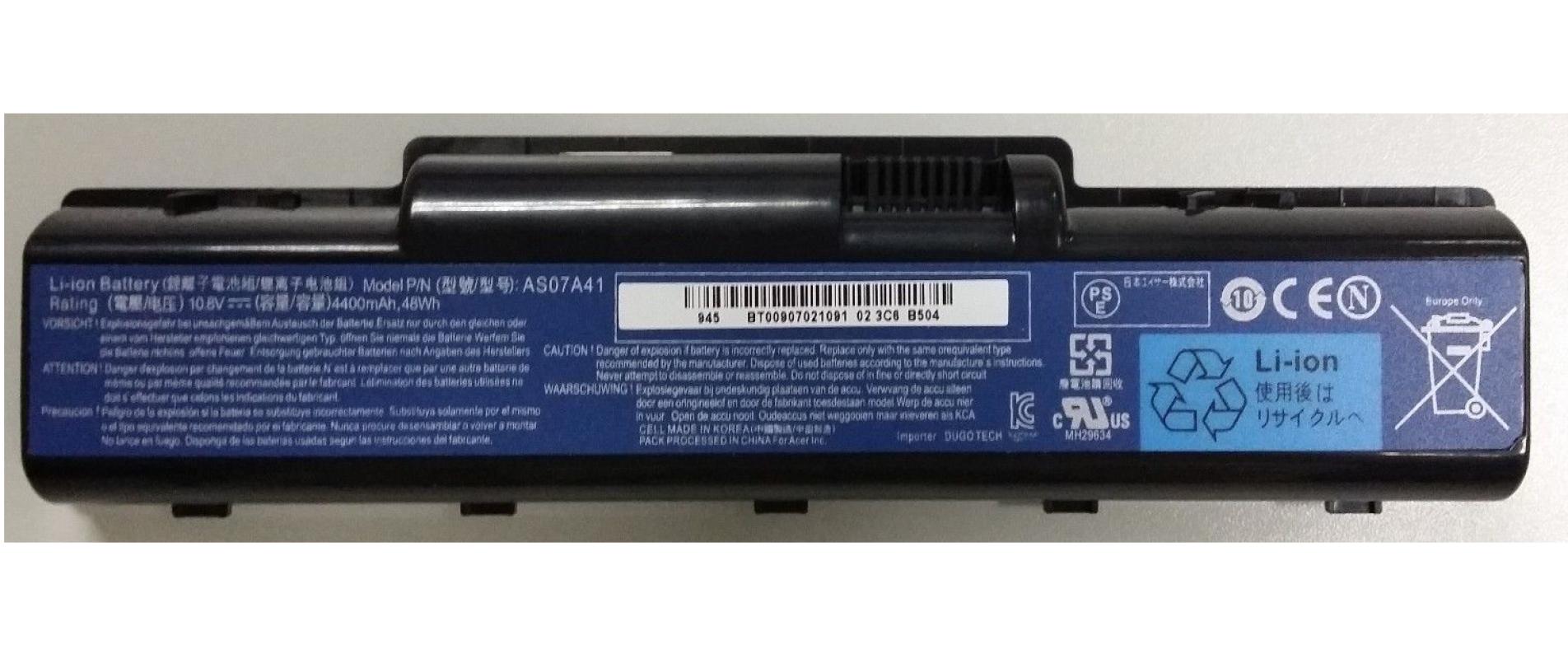 Acer Aspire 4740 Battery - The Engin   eering Internship