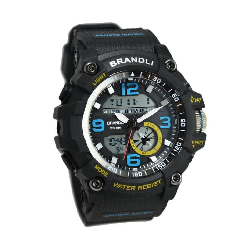 Jual Brandli AD319M Jam Tangan Pria - Hitam Biru Online