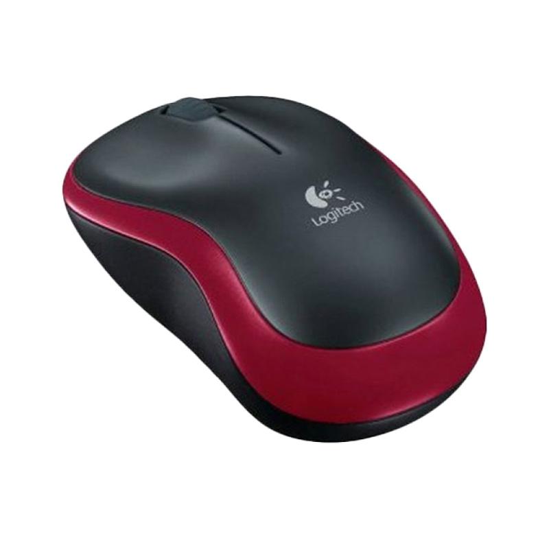 Jual Logitech M185 Wireless Mouse - Merah di Seller MyHartono Tech Zone