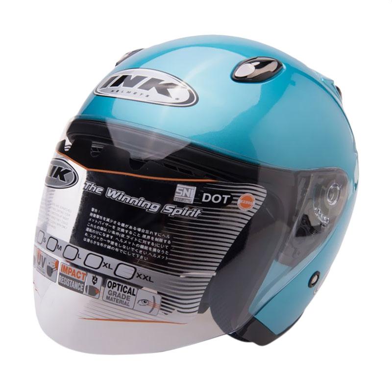 jual ink centro jet solid helm half blue jual ink centro jet solid helm half blue