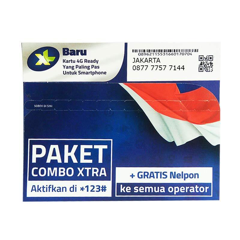 Jual XL Nomor Cantik 08 7777 577 144 Kartu Perdana [4G LTE