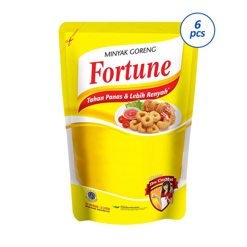 jual fortune minyak goreng 2000 ml 6 pouch jual fortune minyak goreng 2000 ml 6 pouch