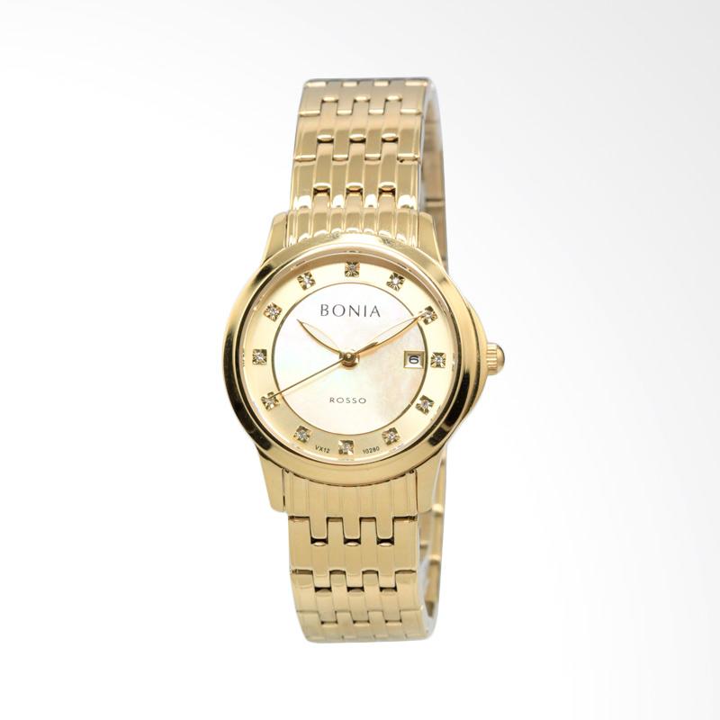 Jual Bonia Rosso BNB10280-2227 Jam Tangan Wanita - Gold