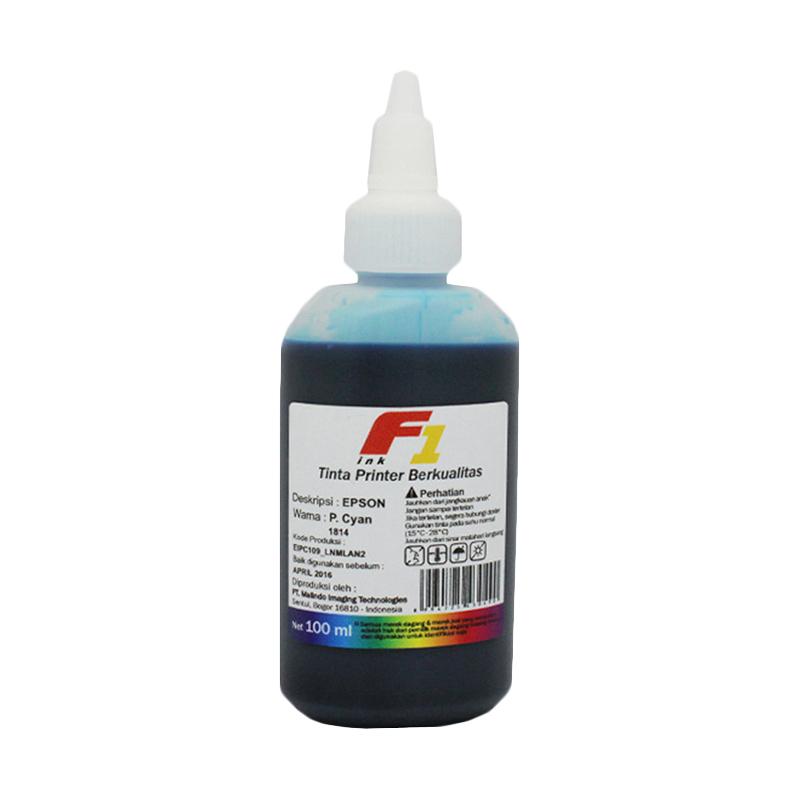 jual f1 ink tinta printer for epson cyan 100 ml jual f1 ink tinta printer for epson cyan 100 ml
