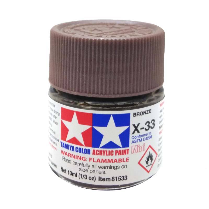 Jual Tamiya Paint Acrylic Mini X-33 Cat Akrilik - Bronze