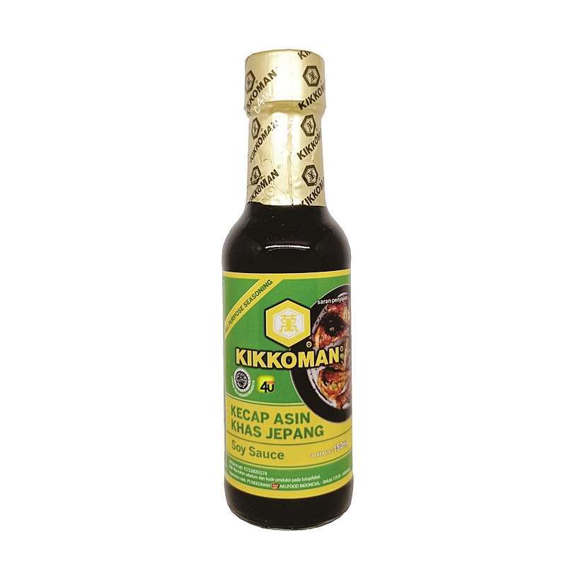 Jual Kikkoman JAPANESE SOY SAUCE [150 ml] Kecap Asin Khas Jepang HALAL