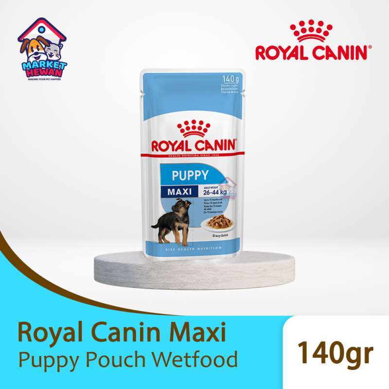 Promo Royal Canin Maxi Puppy Pouch Wet Food 140 gram Diskon 9 di