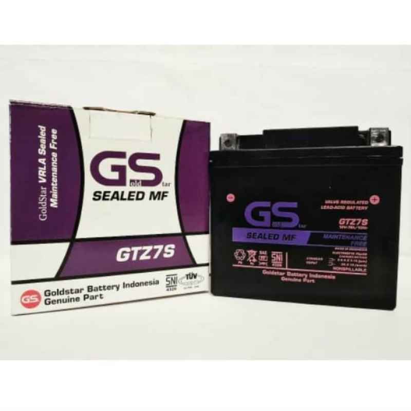 Promo Aki Motor Suzuki Gsx R 150 Gtz7s Gs Y Accu Kering Mf Diskon 25%
