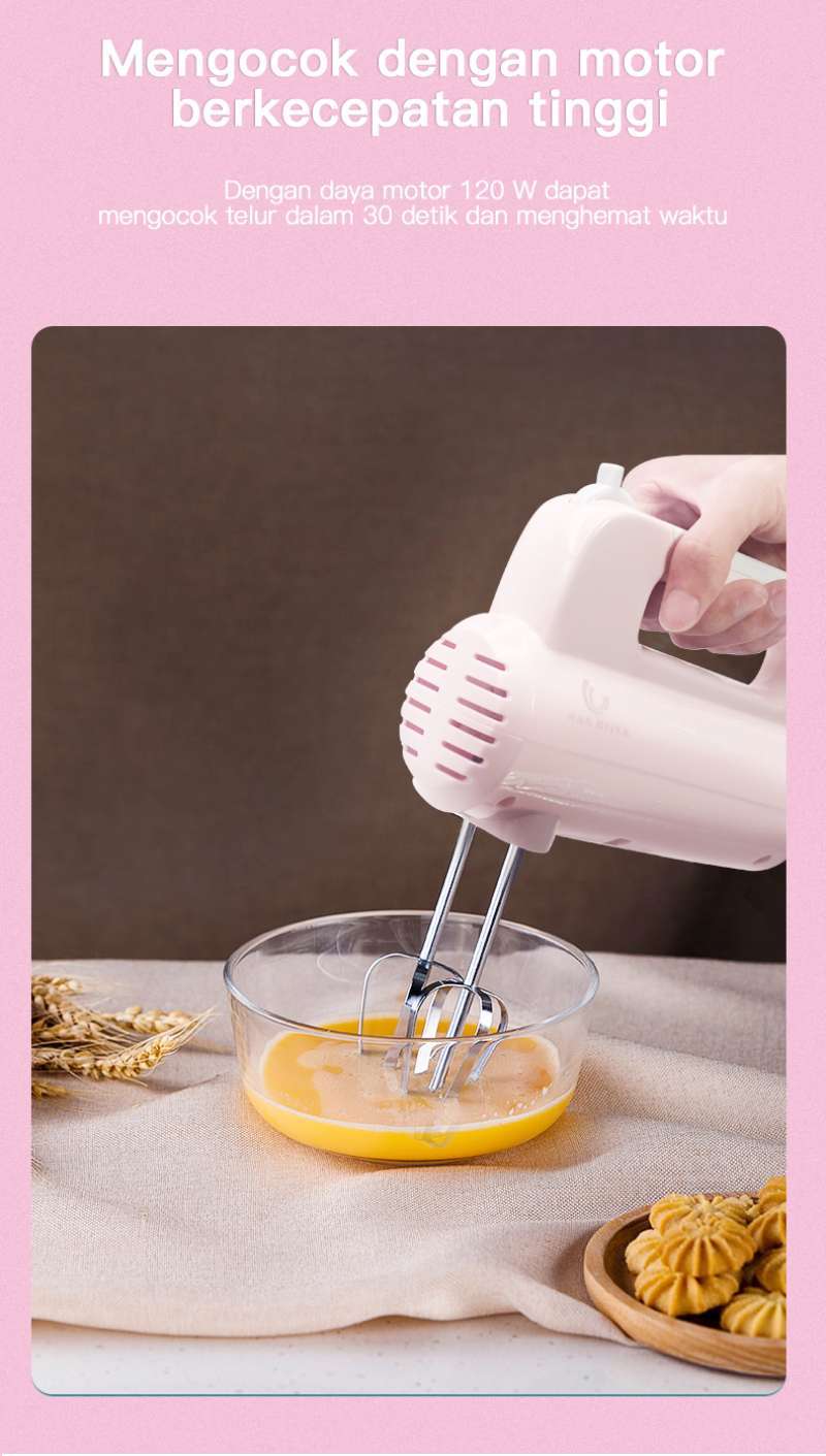 Jual Han River Hrddq02pk Hand Mixer Kue Di Seller Han River Kadu Jaya