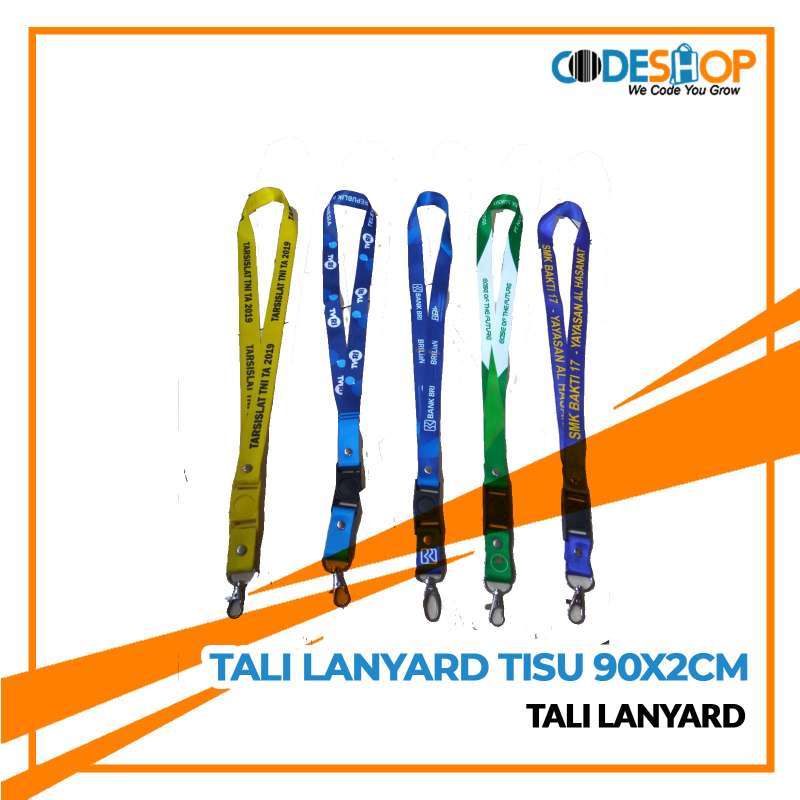 Jual Tali Lanyard Untuk Card Id Ukuran 90x2cm Di Seller Codeshop Medan ...