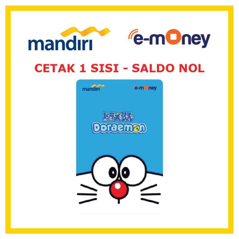 Jual Kartu Mandiri E-money Kartun Anime Doraemon Biru 72 Kartun Jepang