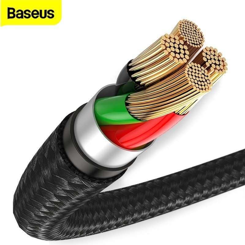 Jual BASEUS KABEL DATA LED HALO FAST CHARGING IPHONE 2.4A