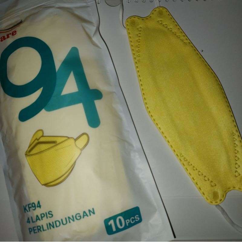 √ Masker Kf94 Icare 10 Pcs Warna Kuning Terbaru September 2021 harga