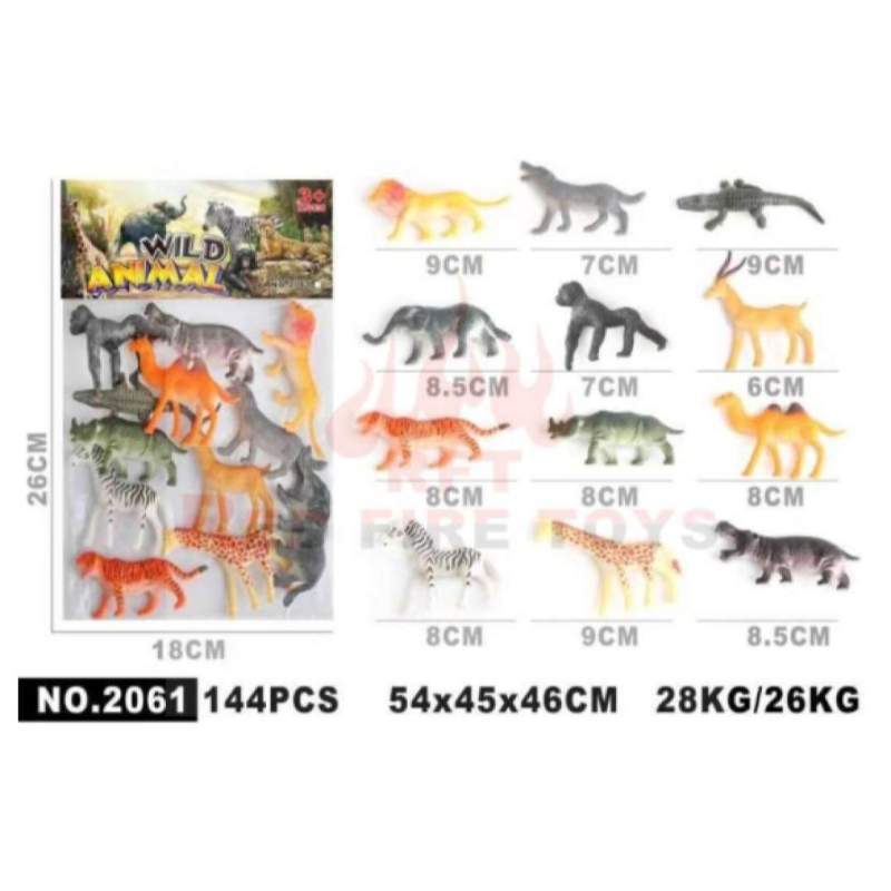 Jual Mainan Set Animal Karet Paket Hewan Kebun Binatang Mini Edukatif ...